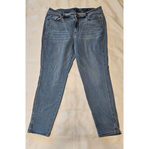 J jill Denim Authentic Fit Slim Ankle jeans 14 womens